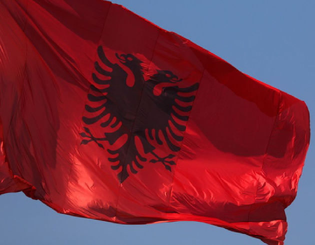 Флаг Албании. Фото AP / Scanpix / Leta