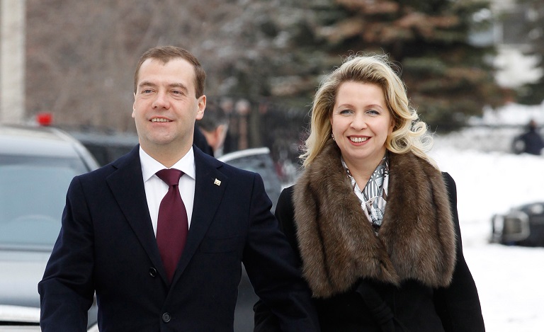 Дмитрий и Светлана Медведевы. Фото AP / Scanpix / Leta
