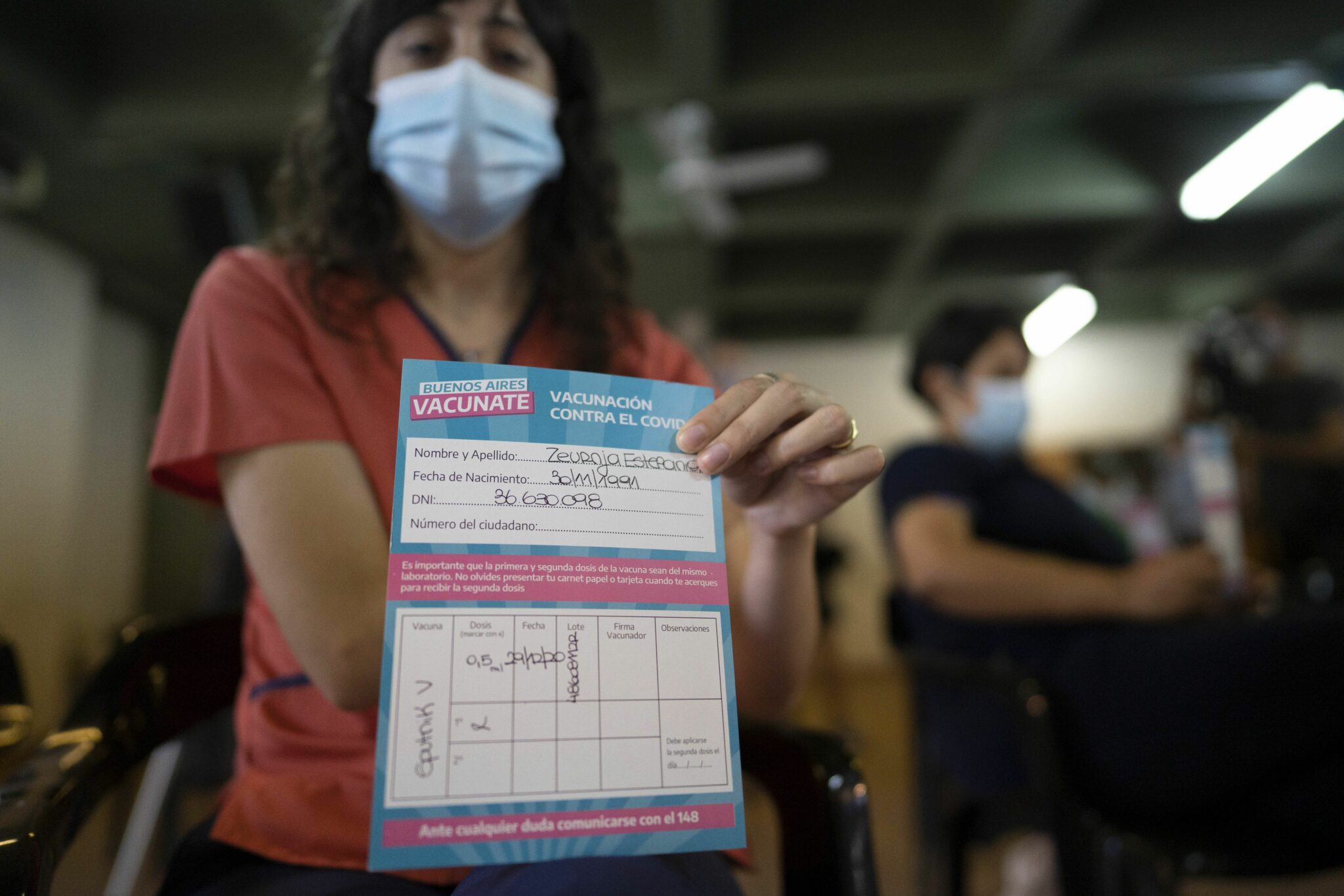 Вакцинация от коронавируса  Буэнос-Айресе. Фото CHINE NOUVELLE/SIPA/Scanpix/Leta