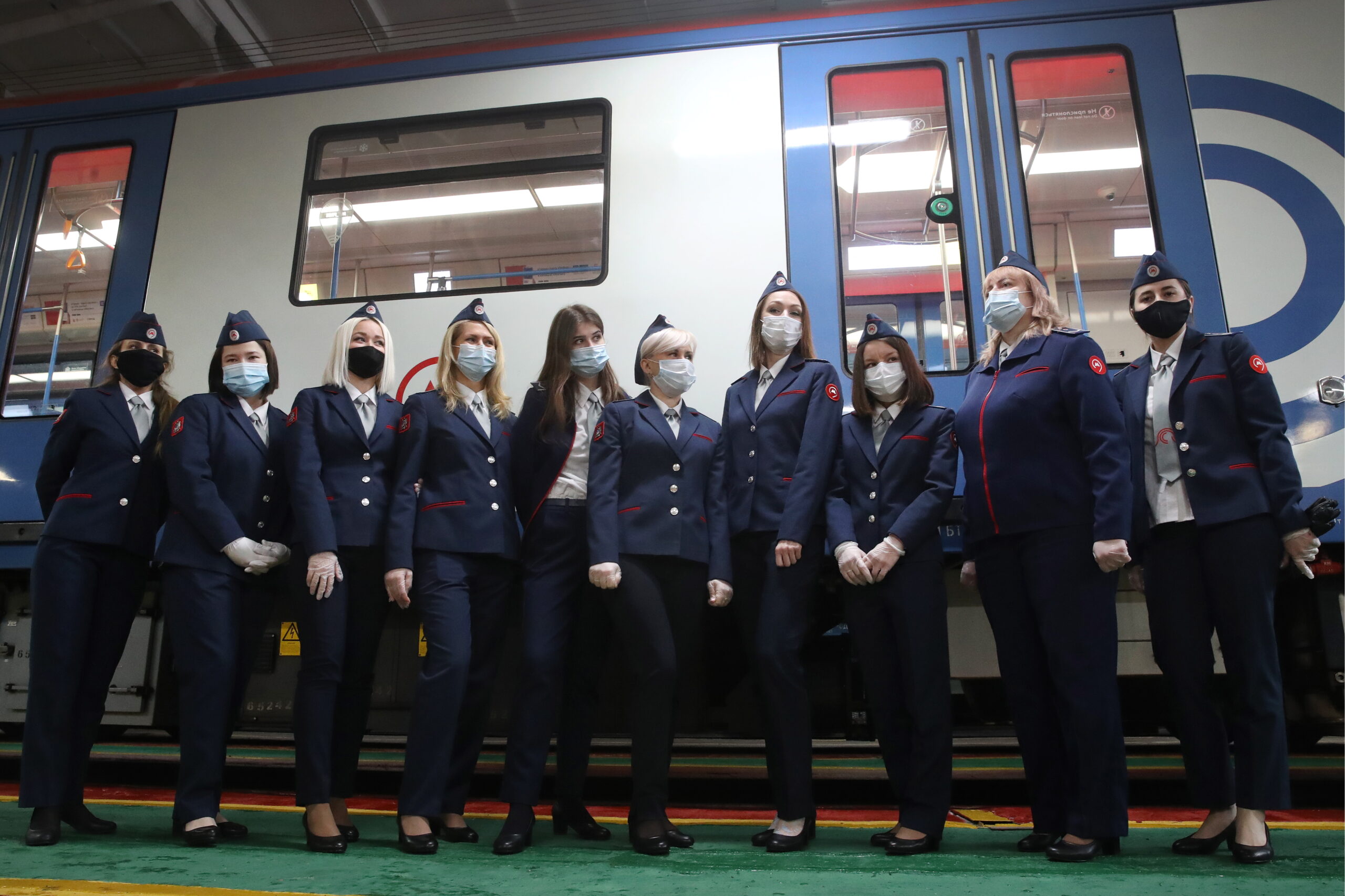 Женщины-машинисты метро. Фото Vyacheslav Prokofyev / TASS / Scanpix / Leta
