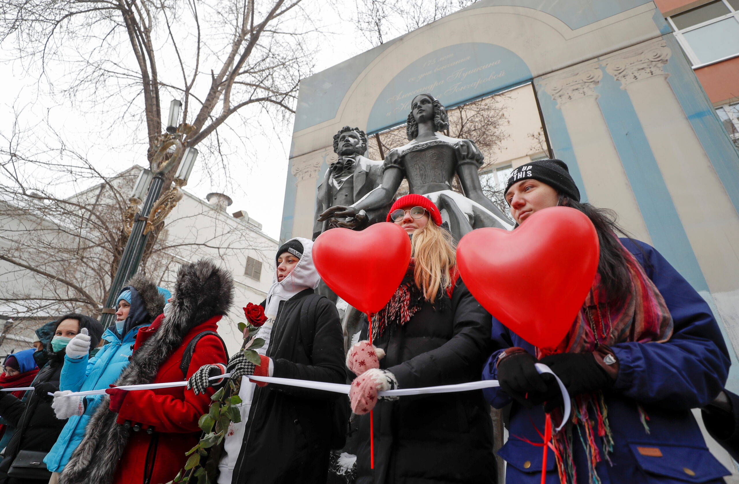 Цепь солидарности с политзаключенными в Москве, Фото REUTERS/Evgenia Novozhenina/Scanpix/Leta