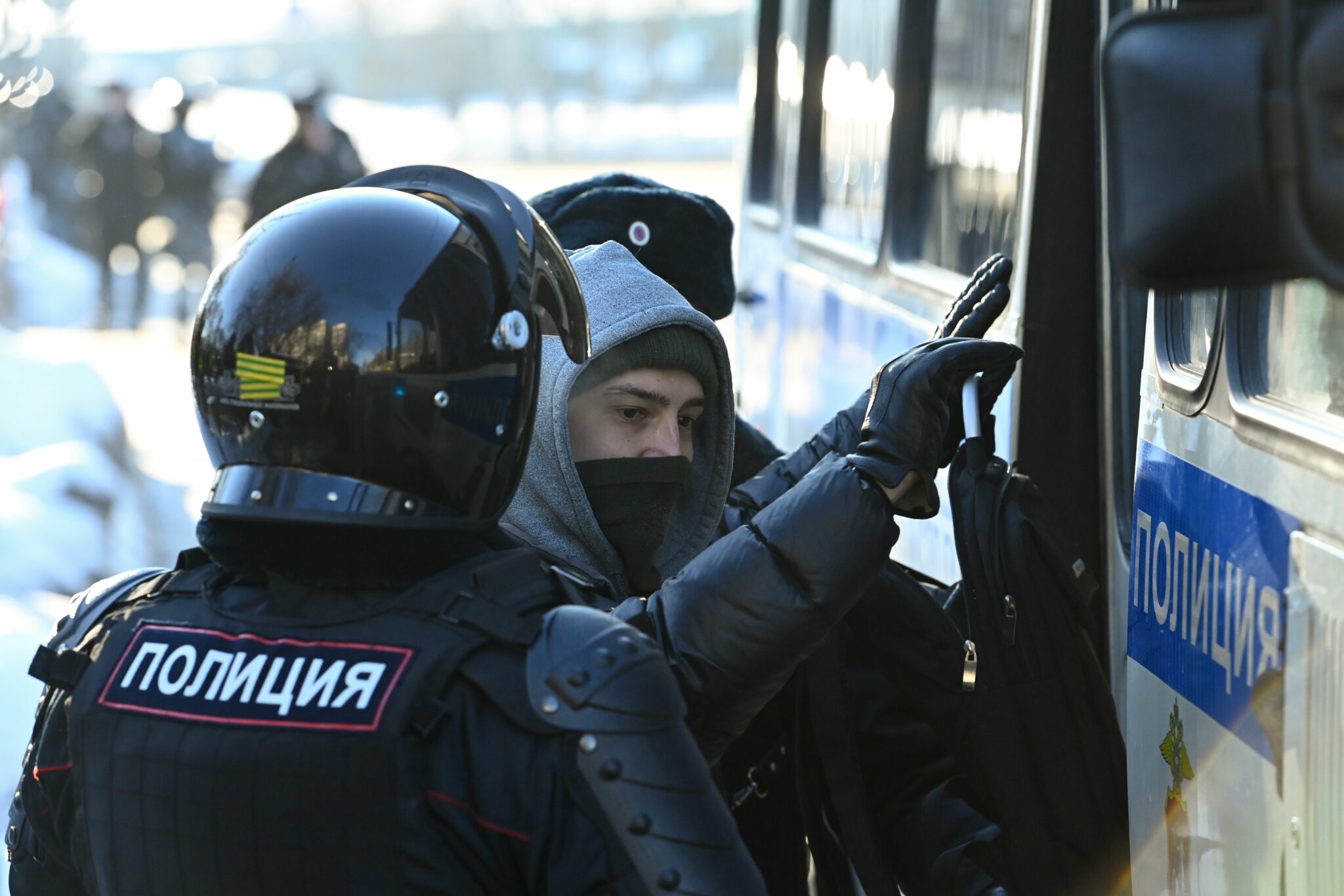 Задержания у Мосгорсуда. Фото Kirill KUDRYAVTSEV / AFP/Scanpix/Leta