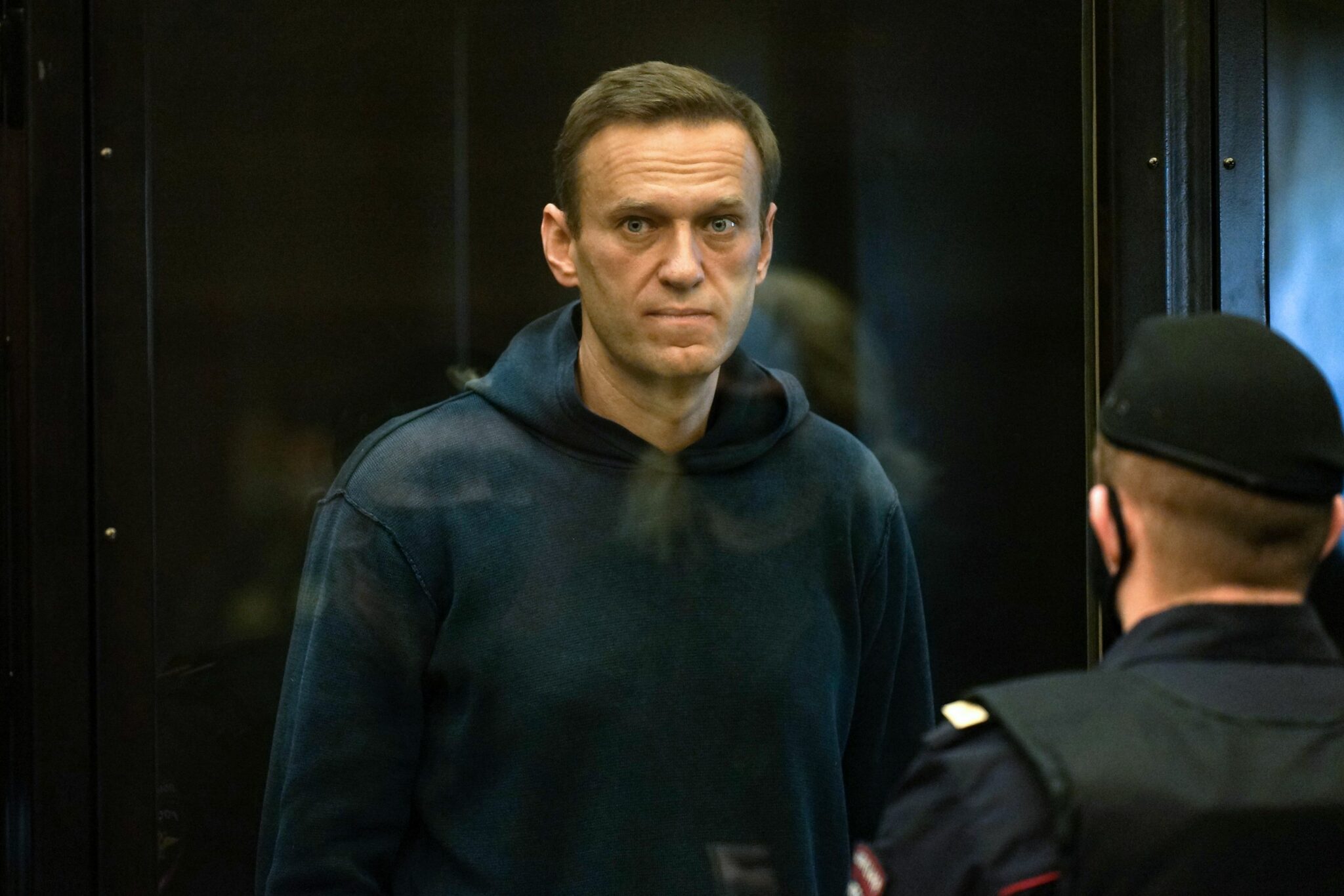 Навальный на заседании в Мосгорсуде. Фото AFP PHOTO / Moscow City Court press service /Scanpix/Leta