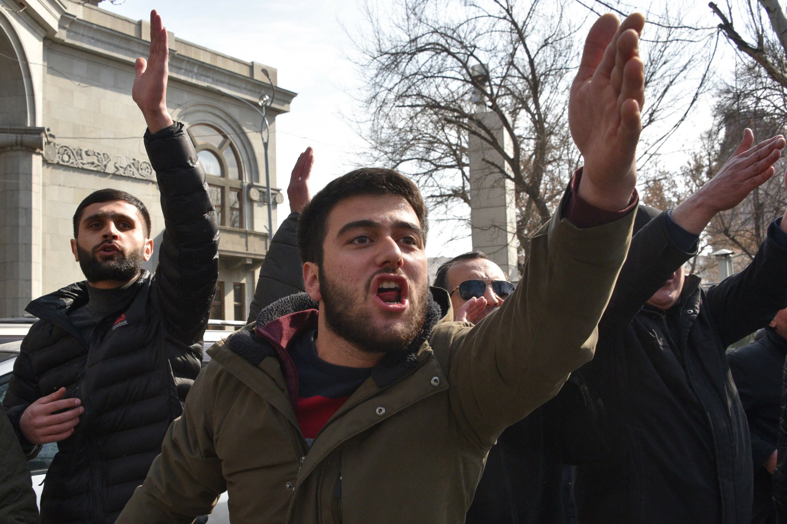 Протест сторонников оппозиции с требованием отставки премьер-министра Никола Пашиняна в Ереване. Фото KAREN MINASYAN / TASS / Scanpix / Leta