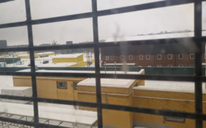 Вид из камеры в Сахарово. Фото Telegram-канал Протестный МГУ