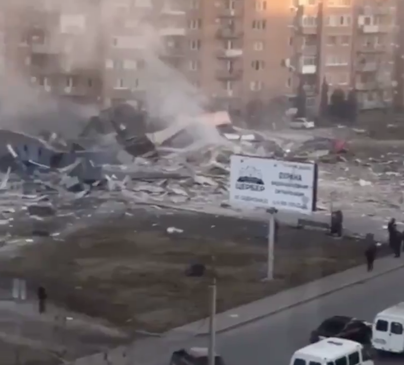 Последствия взрыва во Владикавказе. Скриншот видео Twitter Alver