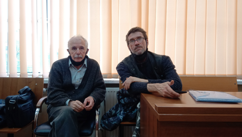 Петр Зуев (слева). Фото Twitter штаб Навального в Калининграде
