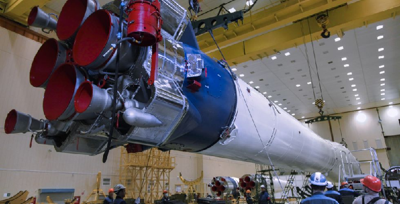 Ракета-носитель «Союз-2» в обновленном дизайне. Фото пресс-службы "Роскосмоса"