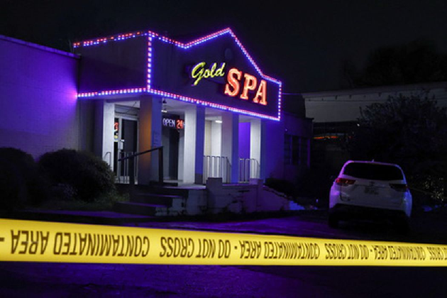 Массажный салон в Атланте, где произошло убийство трех человек. Фото Reuters / Scanpix / Leta