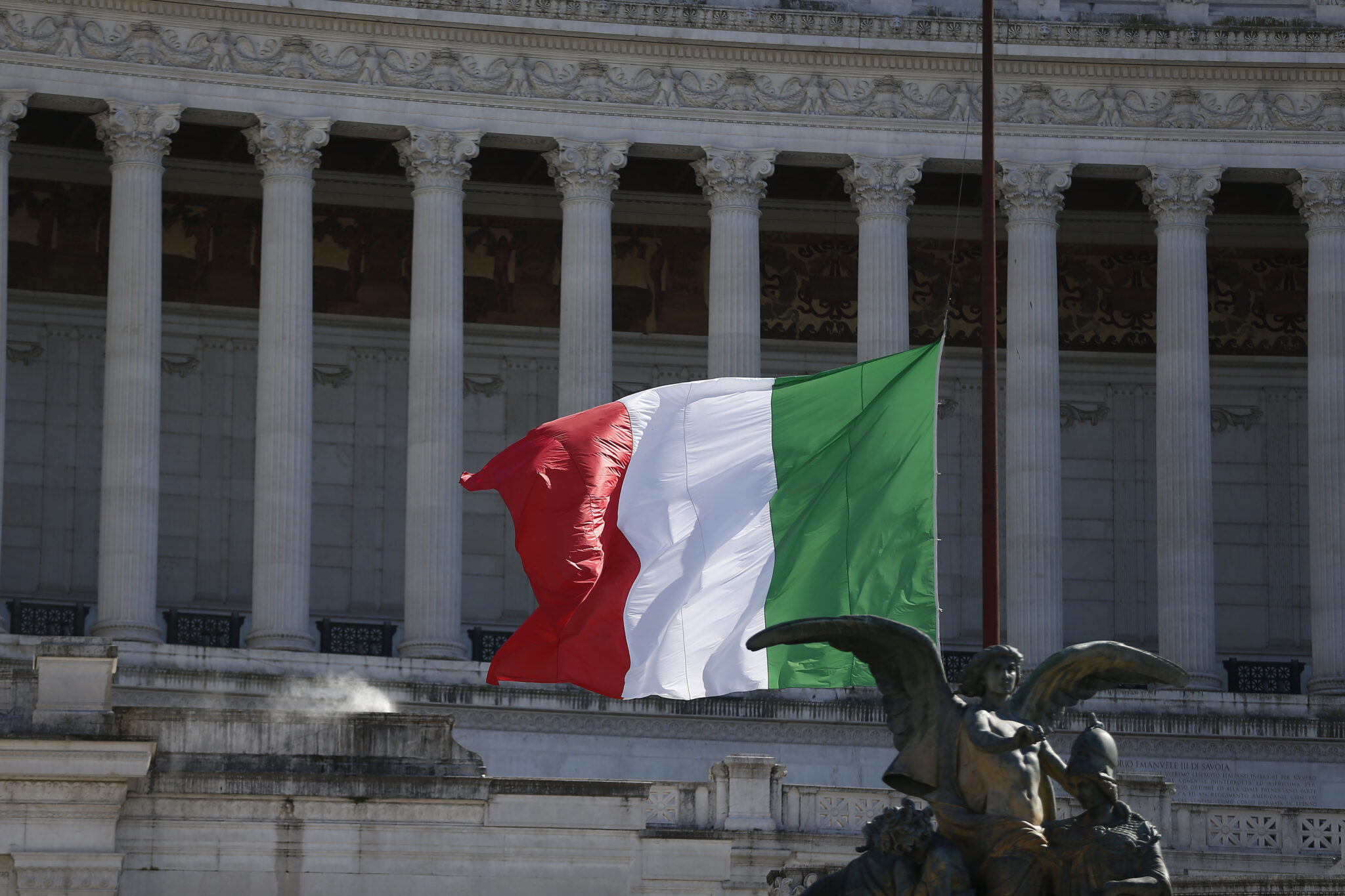 Флаг Италии. Фото Cecilia Fabiano/LaPresse via ZUMA Press/Scanpix/Leta