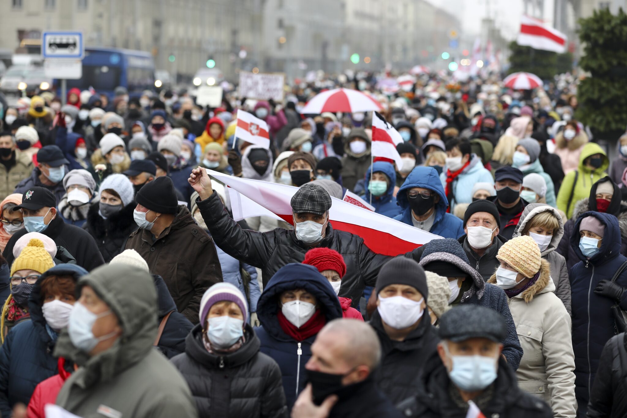 Протесты в Беларуси. Фото The Associated Press / TASS / Scanpix / Leta