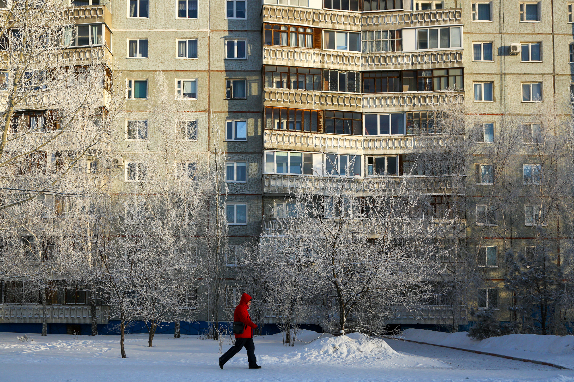 Многоэтажный дом. Фото Yevgeny Sofiychuk / TASS / Scanpix / Leta