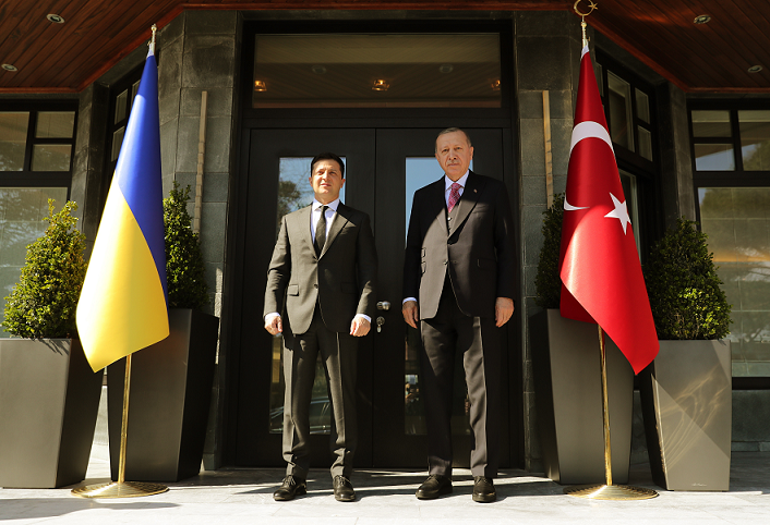 Владимир Зеленский и Реджеп Тайип Эрдоган. Фото Turkish President press office/EPA/Scanpix/Leta
