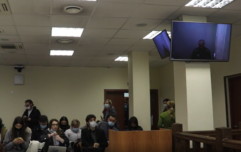 Заседание суда по жалобе Навального по делу о клевете на ветерана. Фото: пресс-служба Бабушкинского районного суда