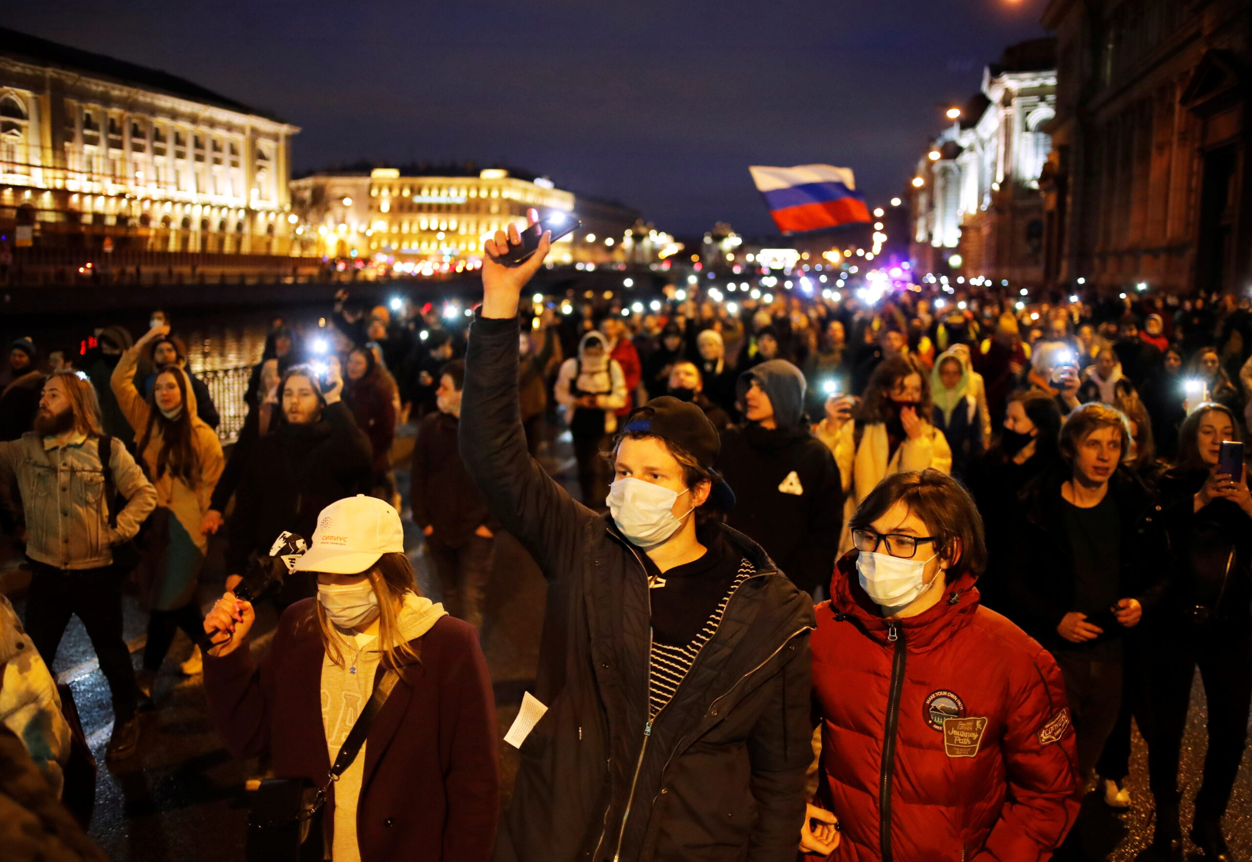Акция в Санкт-Петербурге. Фото  REUTERS/Anton Vaganov/Scanpix/Leta