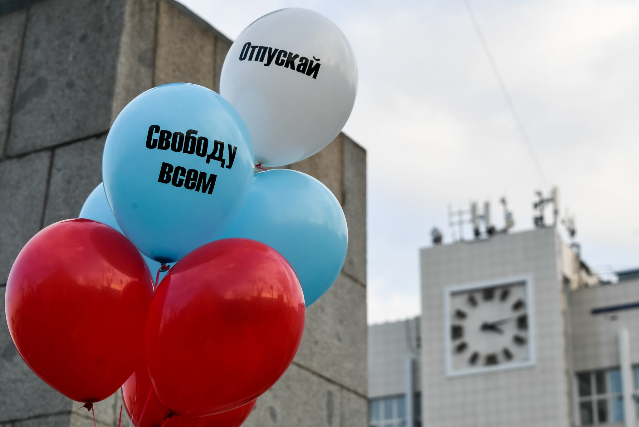 Акция в поддержку Навального. Фото  Yuri Smityuk/TASS/Scanpix/Leta