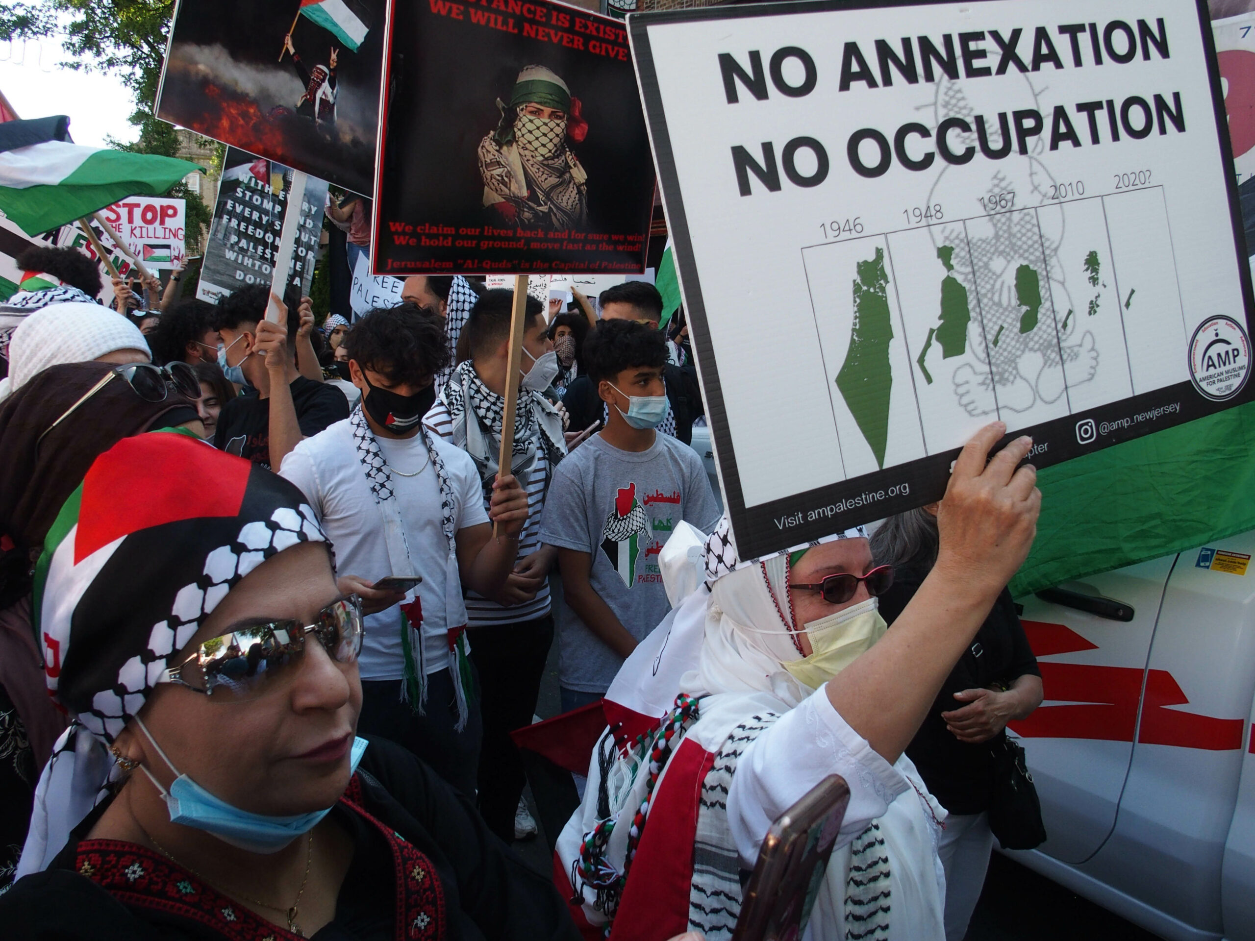 Акция в поддержку Палестины в Нью-Йорке. Фото  Bruce Cotler/ZUMA Wire/Scanpix/Leta