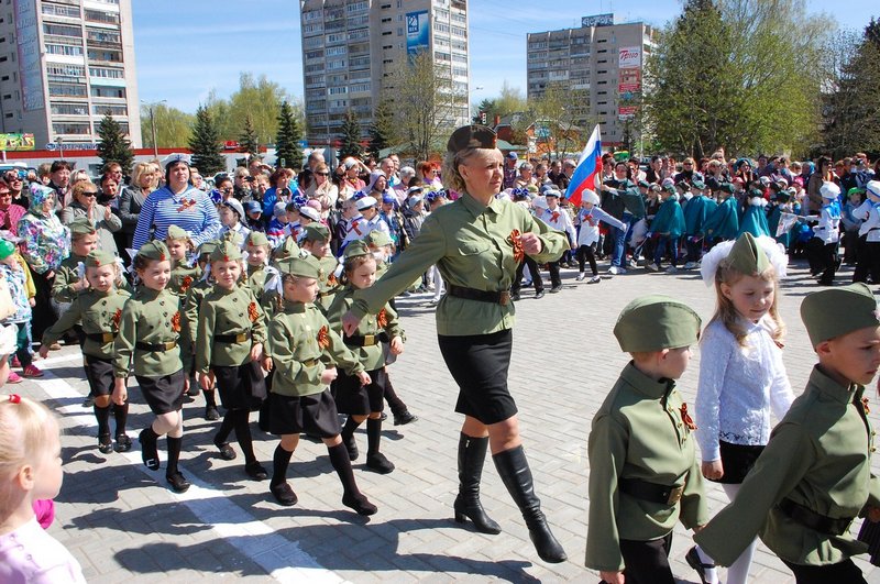 Парад малышковых войск в Конаково в 2014 году. Фото с сайта администрации Конаково