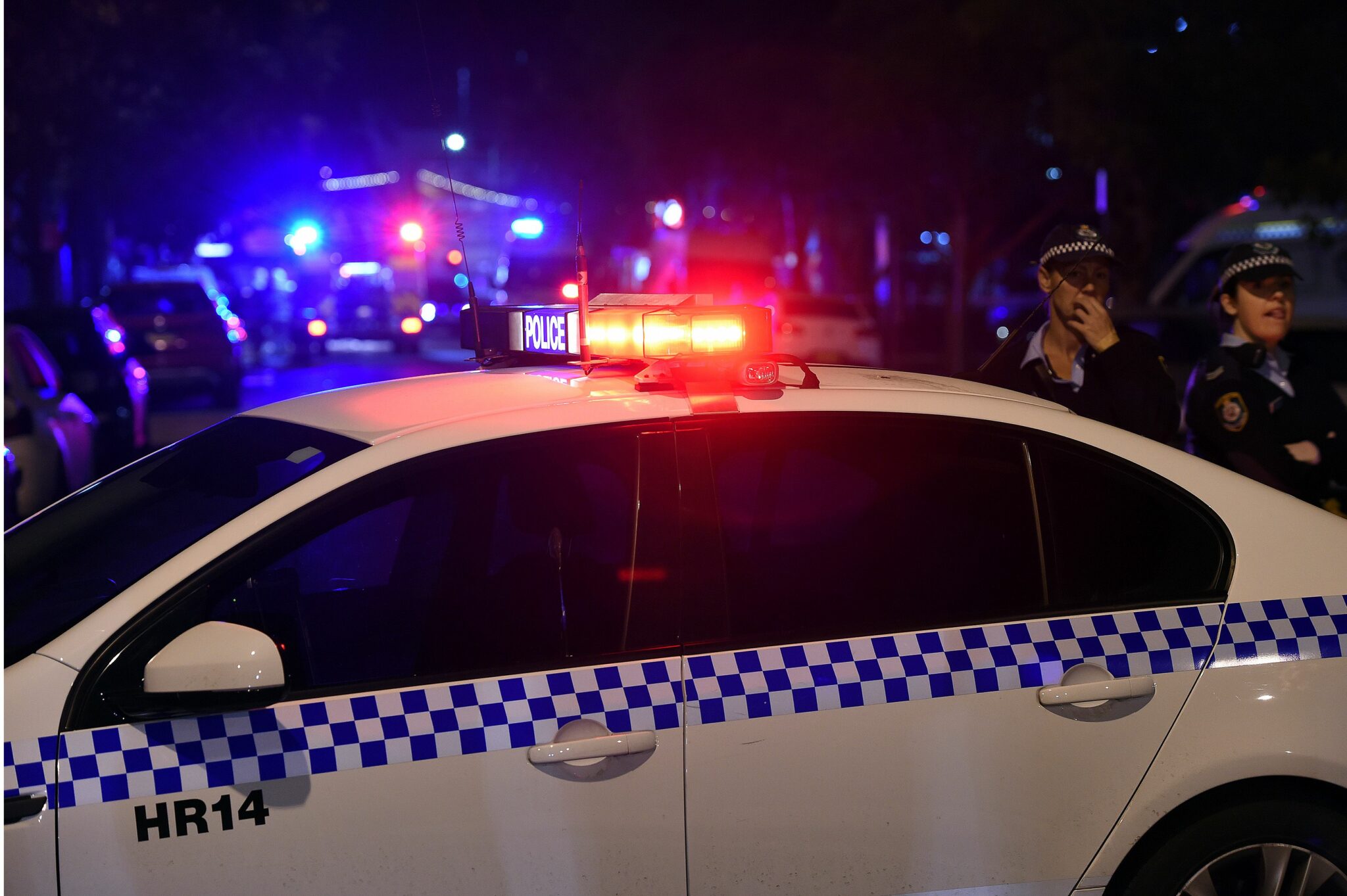 Полицейский автомобиль в Сиднее. Фото SAEED KHAN / TASS / Scanpix / Leta