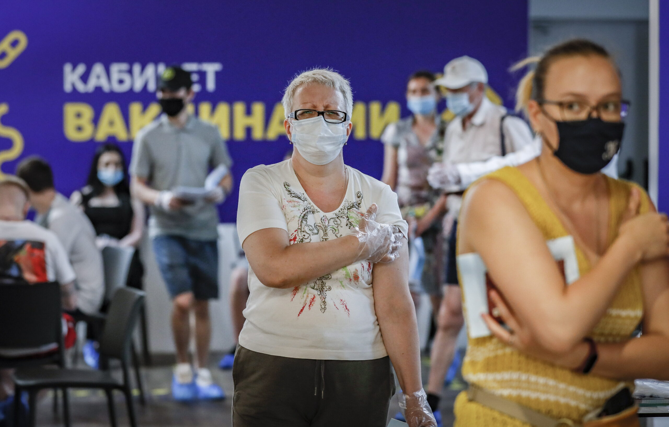Центр вакцинации в Москве. Фото EPA / TASS / Scanpix / Leta