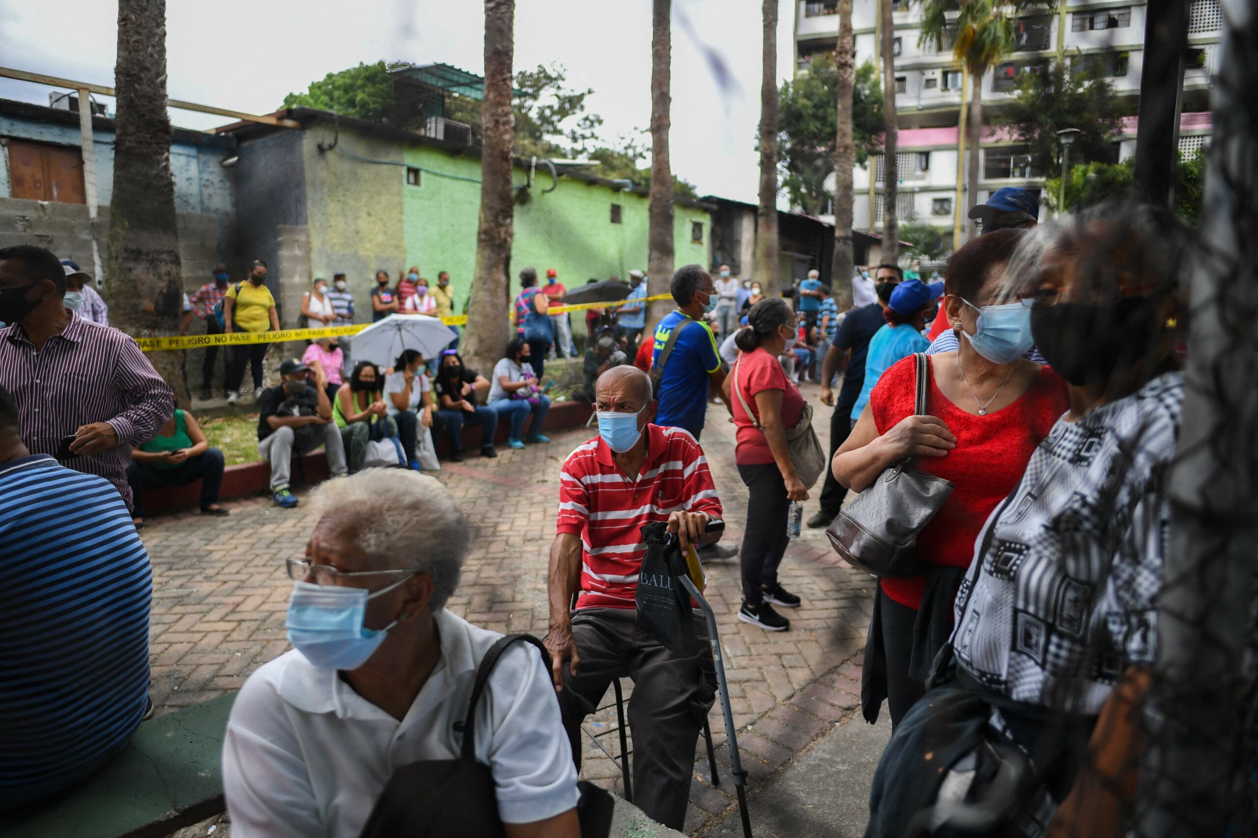 Вакцинация «Спутником V» в Венесуэле. Фото FEDERICO PARRA / TASS / Scanpix / Leta