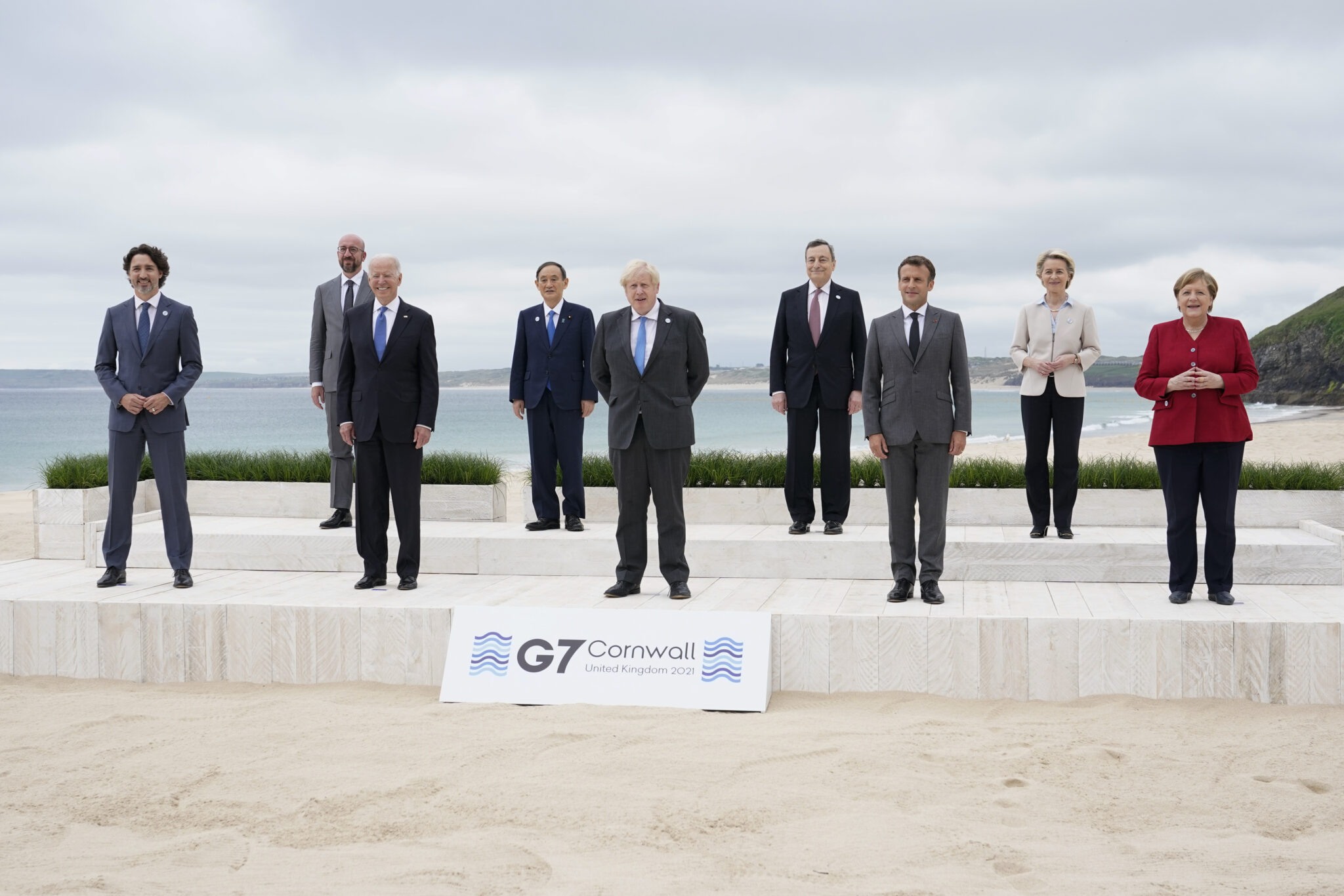 Лидеры стран G7. Фото AP Photo/Patrick Semansky, Pool/Scanpix/Leta