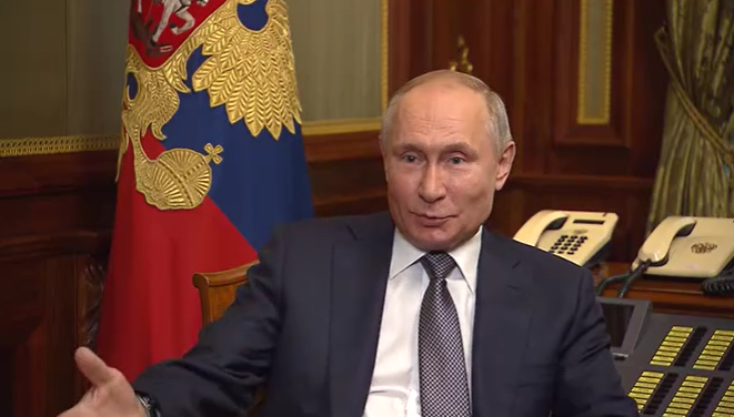 Владимир Путин. Кадр видео, опубликованного на сайте Кремля.