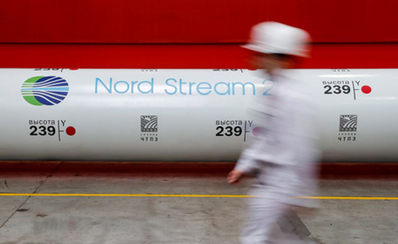 Производство труб для газопровода «Северный поток - 2» в Челябинске. Фото Reuters/Scanpix/Leta
