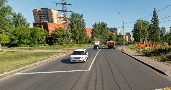 Песочная улица в Ижевске. Фото Яндекс.Панорамы