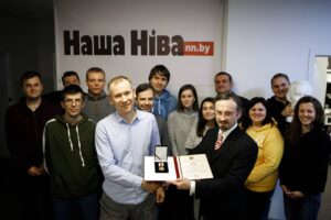 Редакция "Наша Нiва". Фото Instagram @ nashaniva