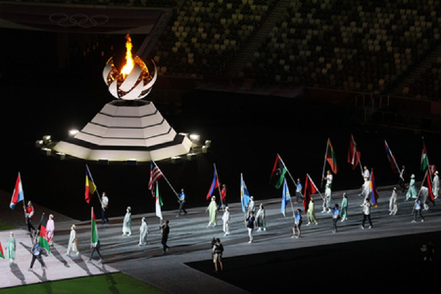 Церемония закрытия Олимпиады 2020 в Токио. Фото Sergei Bobylev/TASS /Scanpix/Leta
