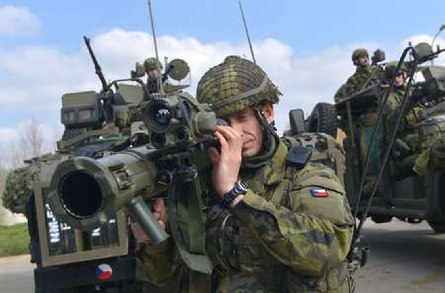 Военнослужащий чешской армии. Фото AFP/Scanpix/Leta