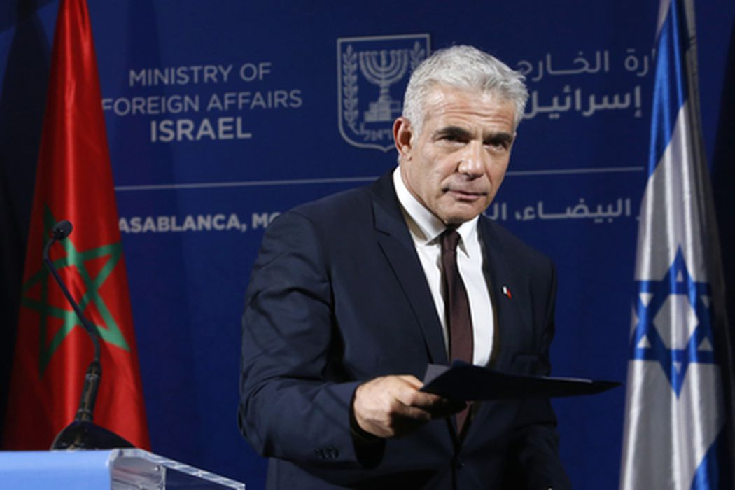 Министр иностранных дел Израиля Яир Лапид. Фото AP/Scanpix/Leta