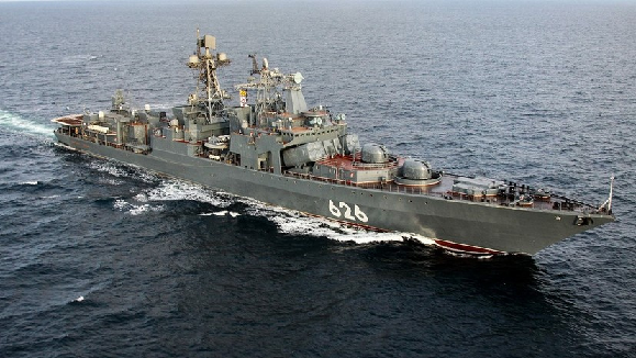 Военный корабль «Вице-адмирал Кулаков». Фото пресс-службы Минобороны РФ