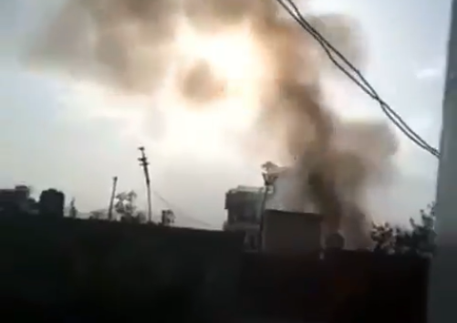 Последствия ракетного удара США в Кабуле. Кадр видео, опубликованного в Twitter аккаунте @MuslimShirzad