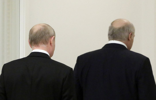 Владимир Путин и Александр Лукашенко. Фото Mikhail Metzel/TASS/Scanpix/LETA
