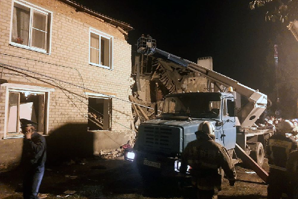 Взрыв газа в Ельце. Фото: правительство Липецкой области