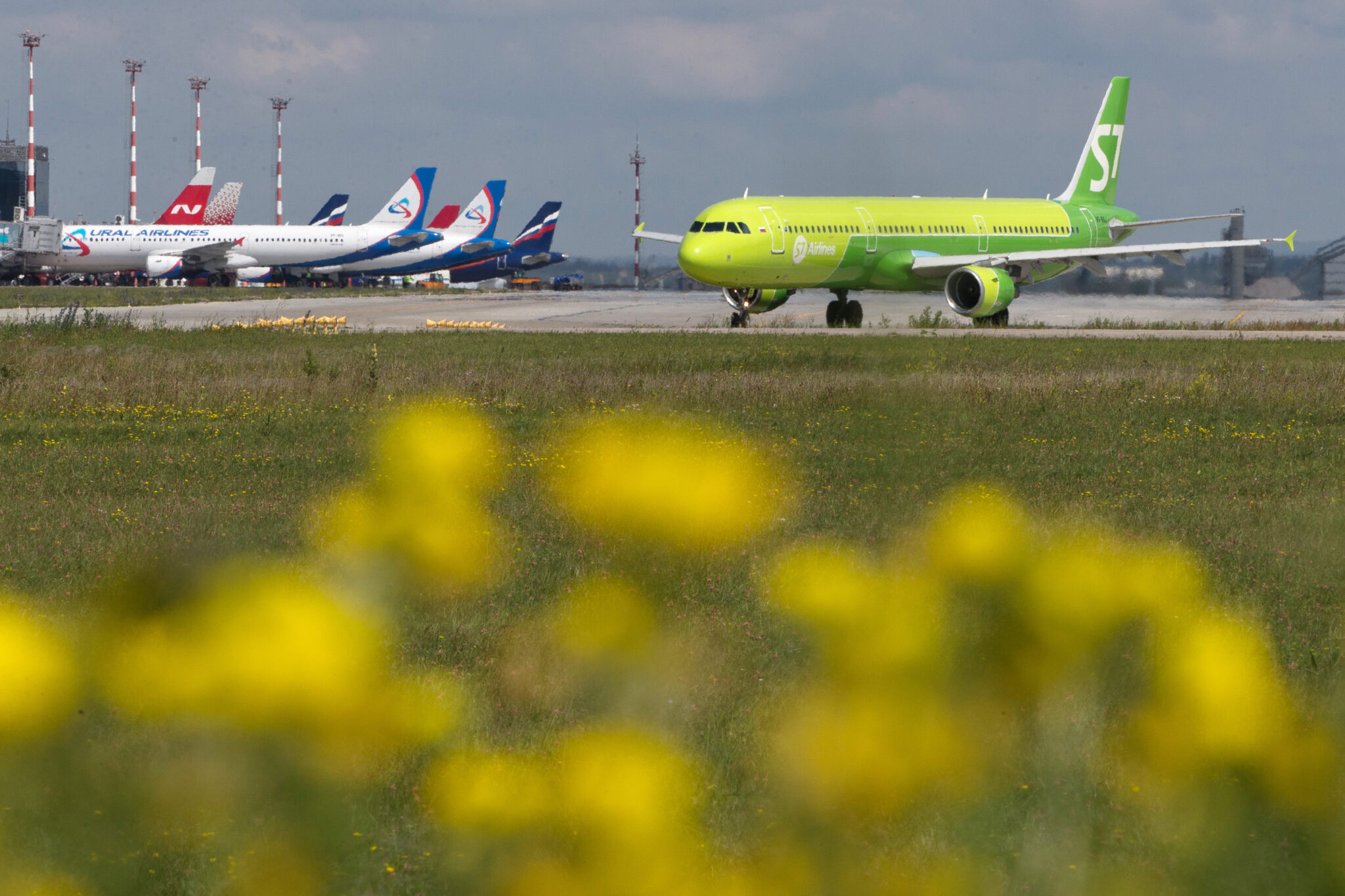 Самолет авиакомпании S7. Фото Sergei Malgavko / TASS / Scanpix / Leta