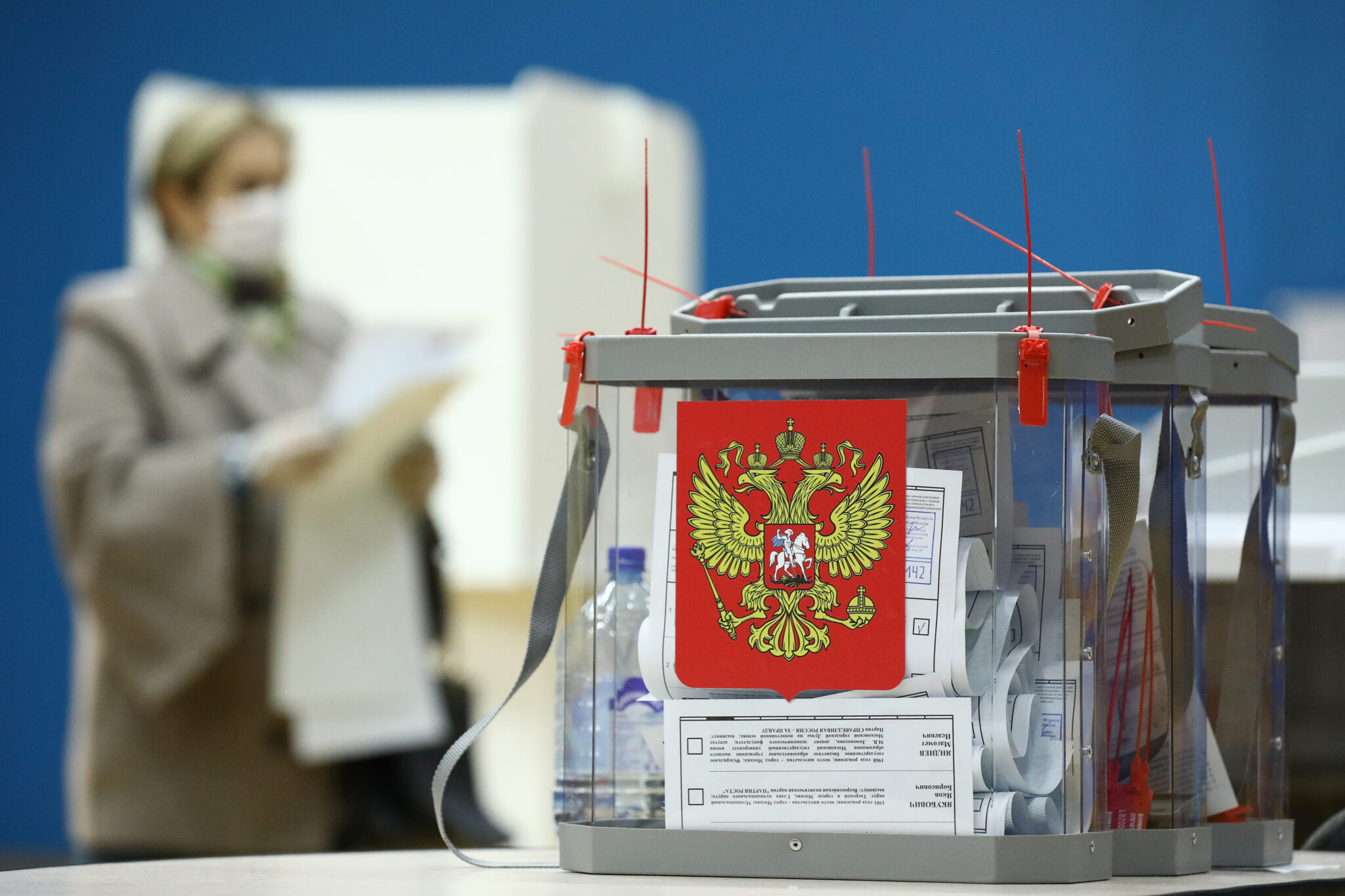 Избирательная урна. Фото Artyom Geodakyan / TASS / Scanpix / Leta