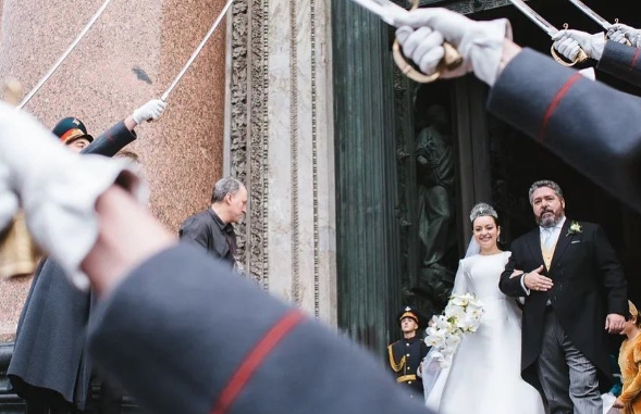 Венчание Георгия Романова и Виктории Беттарини. Фото: Виктория Беттарини / Instagram