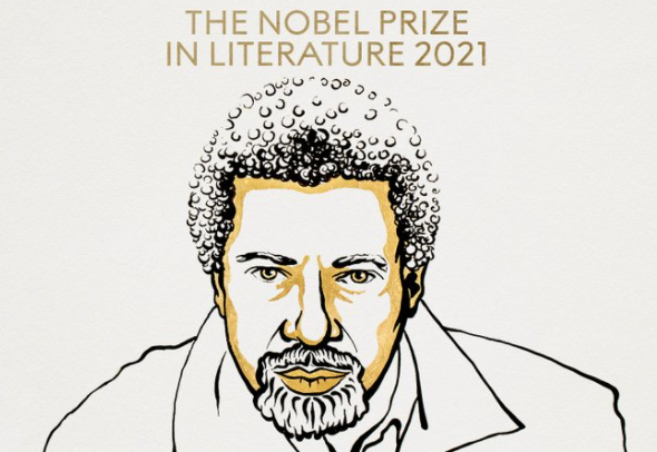 Абдулразак Гурне. Иллюстрация из Twitter Нобелевского комитета.