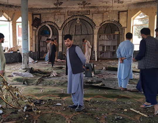 Последствия взрыва в мечети в Афганистане. Фото EPA/Scanpix/LETA