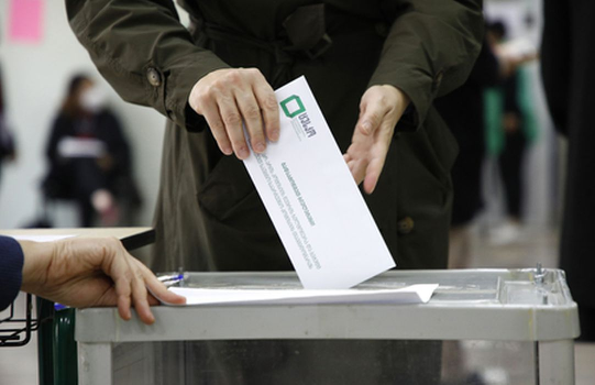 Муниципальные выборы в Грузии в октябре 2021 года. Фото David Mdzinarishvili/TASS/Scanpix/LETA