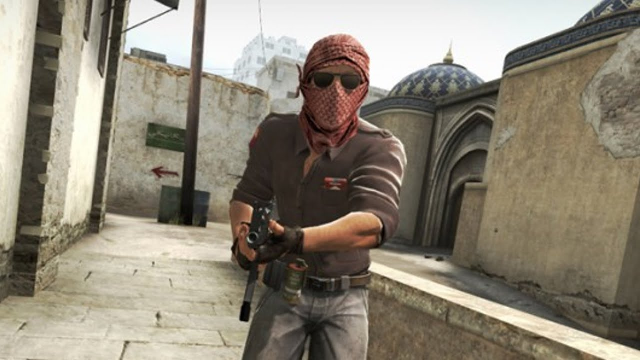 Персонаж террориста в компьютерной игре Counter Strike: Global Offence. Постер игры из сообщества Steam Works