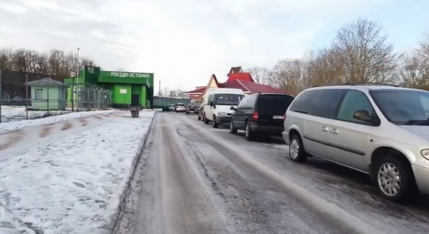 Участок российско-эстонской границы. Фото: кадр видеоролика, опубликованного в YouTube-канале ПОЛИТИКАUA