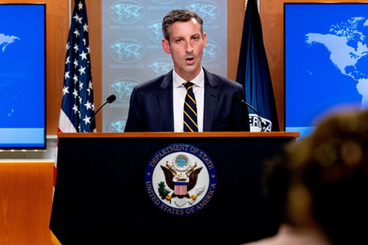 Официальный представитель Госдепартамента США Нед Прайс. Фото: Reuters/Scanpix/LETA