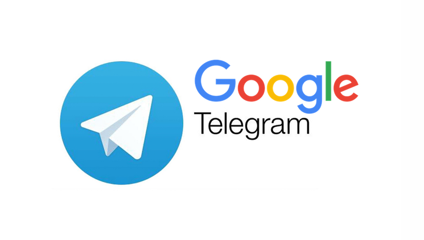Логотипы Telegram и Google