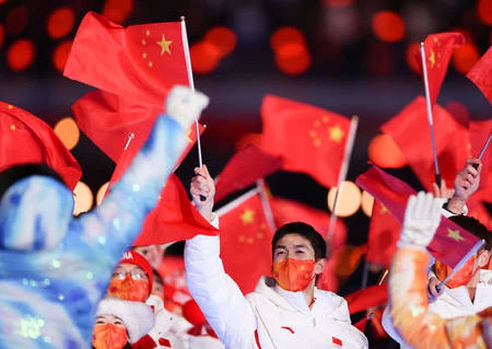 Церемония закрытия Олимпийских Игр 2022 в Пекине. Фото Xinhua/Cao Can/Scanpix/LETA