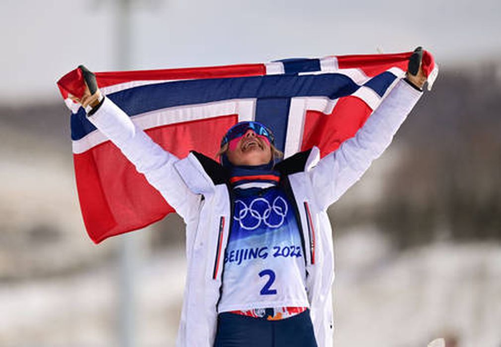 Сборная Норвегии выиграла в медальном зачете Олимпиады, завоевав 16 золотых медалей. Фото Xinhua/Zhang Hongxiang/Scanpix/LETA