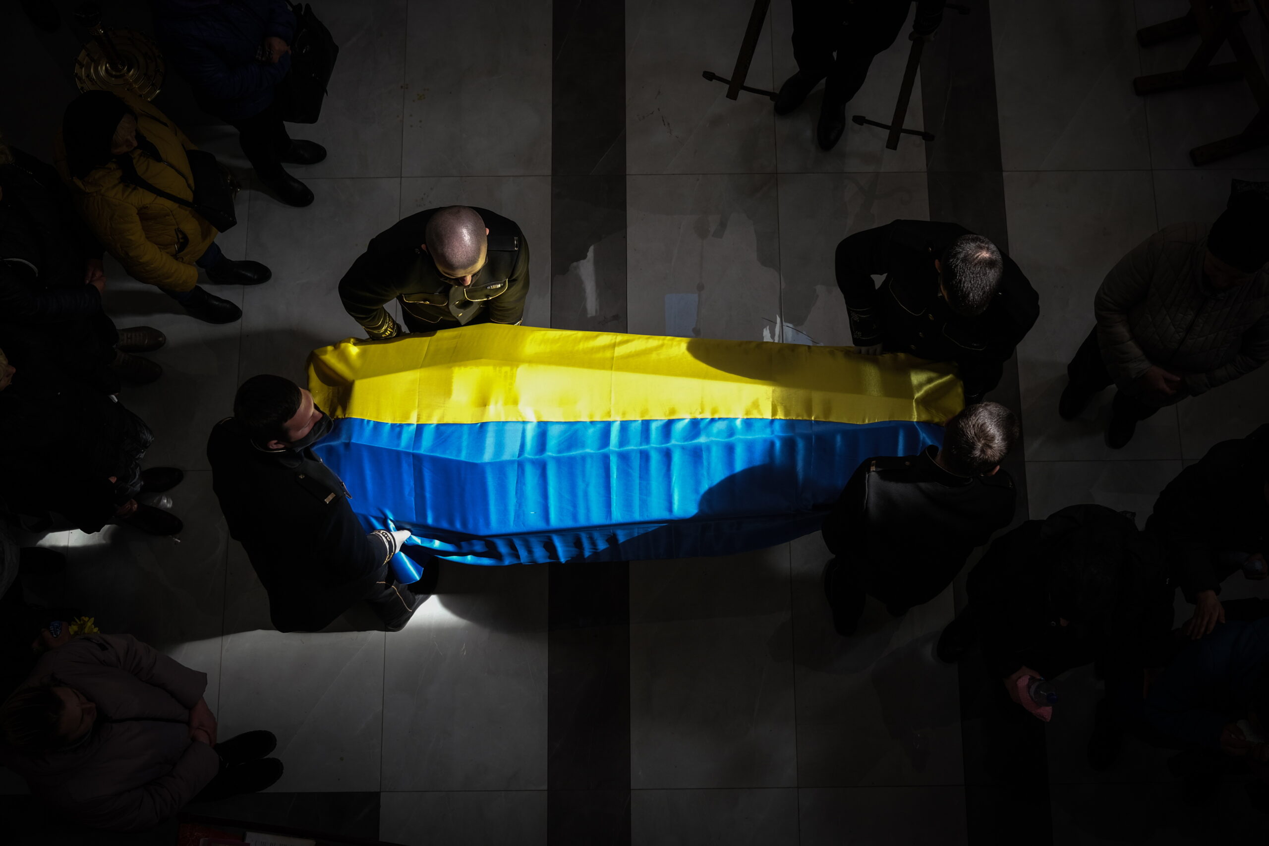 Похороны украинского солдата в Одессе 29 марта 2022 г. © EPA/SEDAT SUNA / Scanpix / Leta